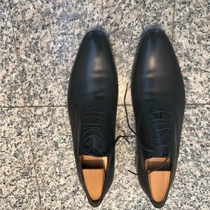 Classic GUCCI Black Leather Oxford Size 12